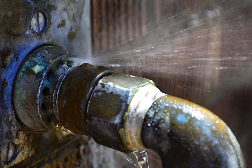 leaking pipe