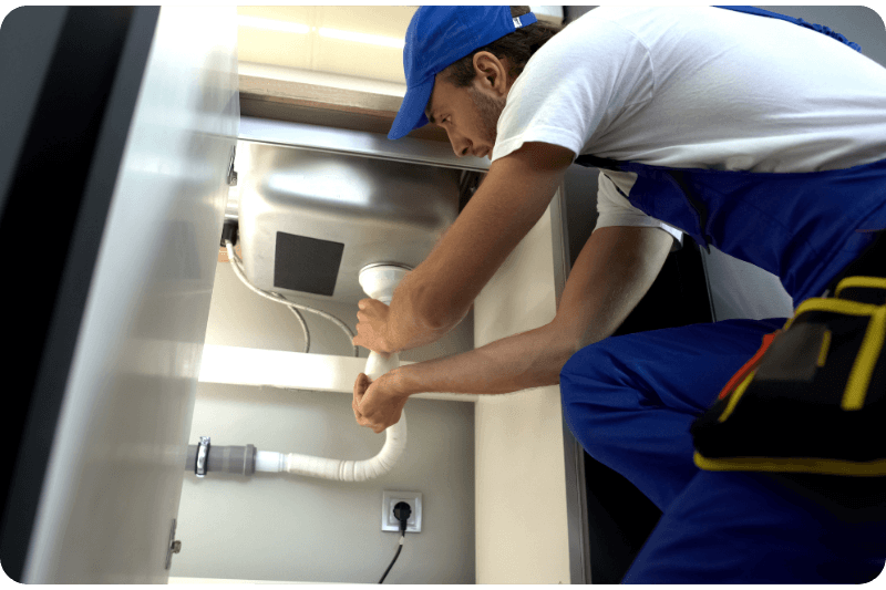 plumber working